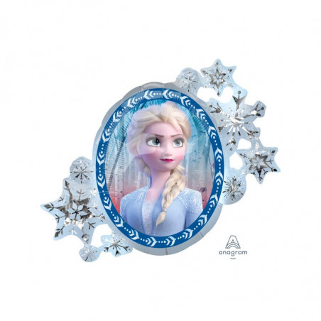 Ballon Face Elsa Cadre XL