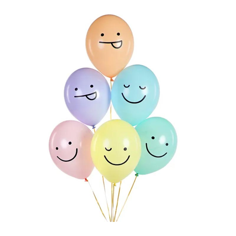 Émoticônes Ballons, shallyong 100 Ballons Smiley, Ballons en Latex, Ballons  Emoticones Amusant, Assortiment D'émoticônes Ballons, pour Enfants Fêtes