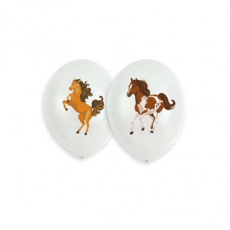 Ballons motifs cheval