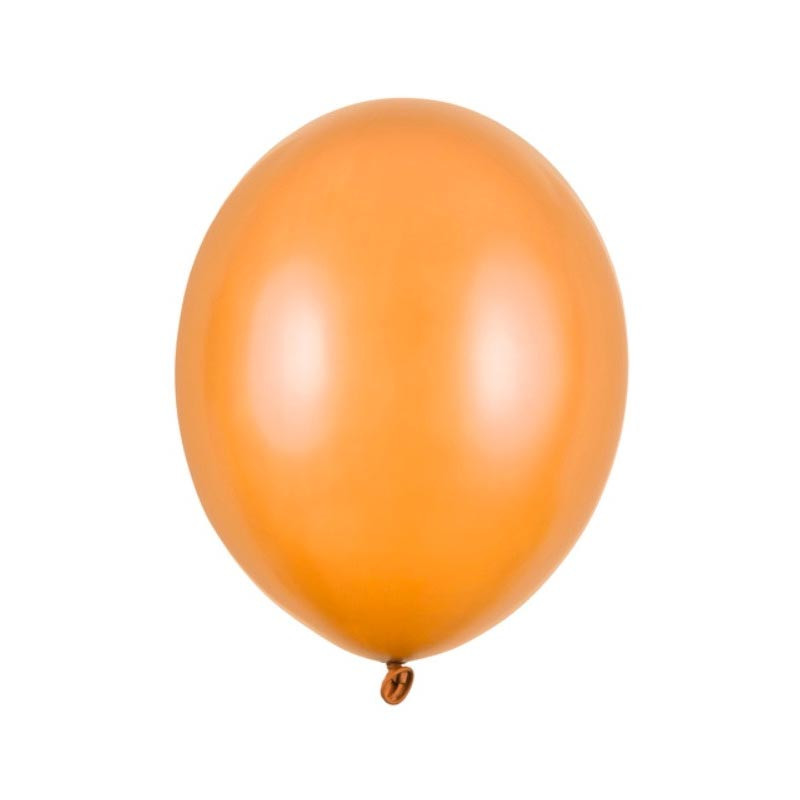 ballons orange nacré premium
