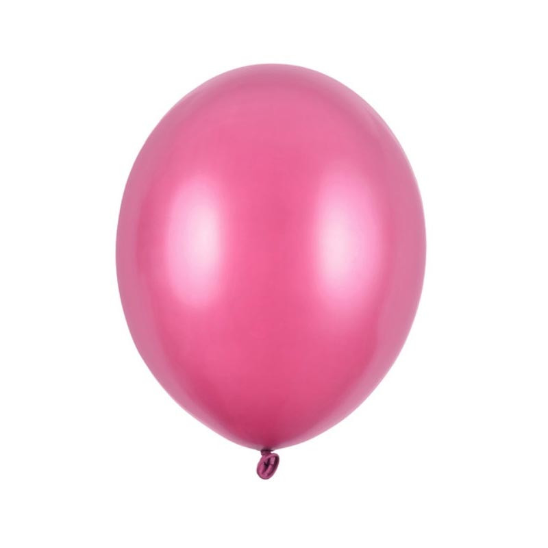 ballons rose fushia nacré x 10