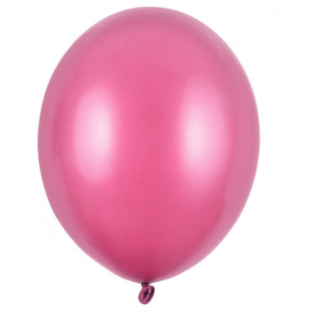 ballons rose fushia nacré x 10