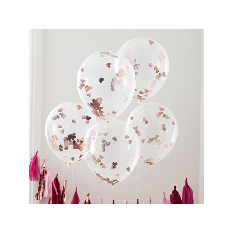 Confettis Coeur Rouge