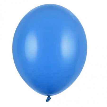 10 Ballons Latex Bleu Fête