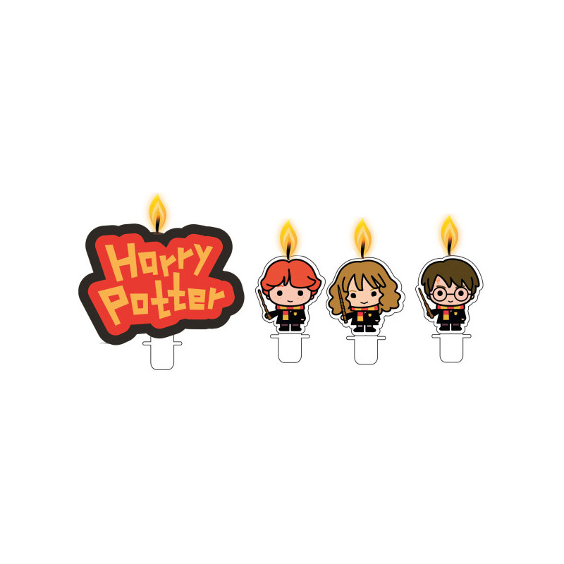Bougies Harry Potter x 4