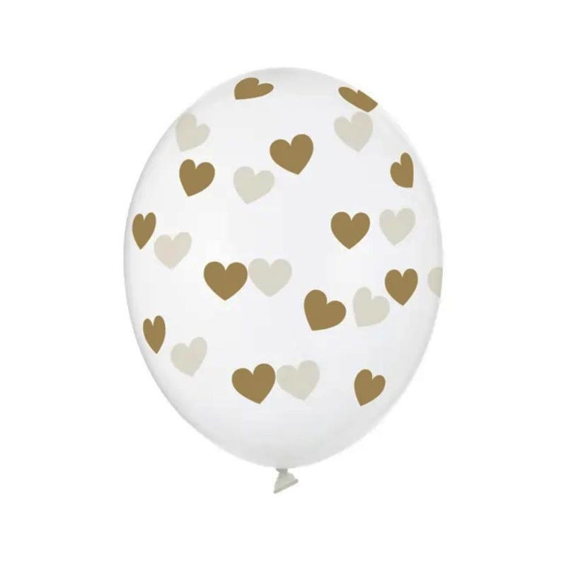 Ballons motif coeurs