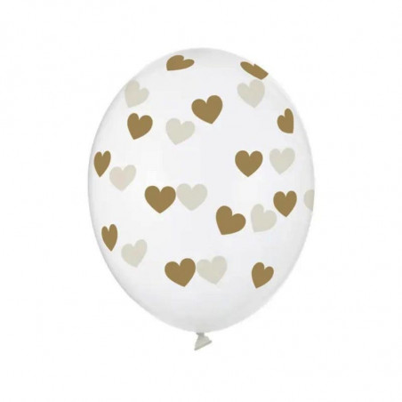 Ballons motif coeurs