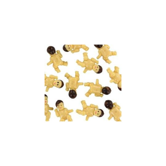 Sachet de 12 mini bébé figurines plastique baby shower