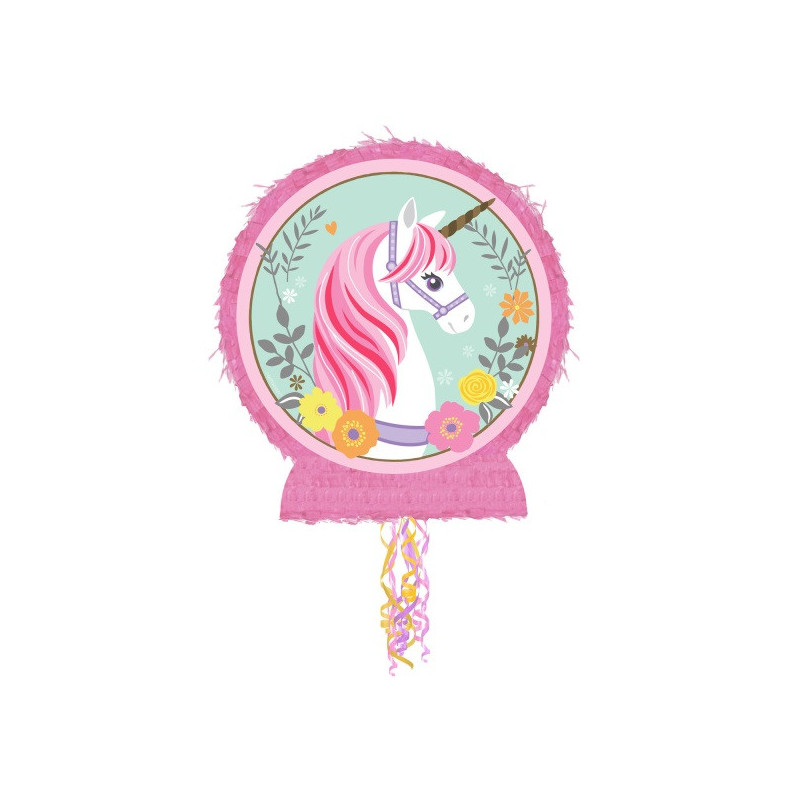 Pinata Licorne Rose à Tirer