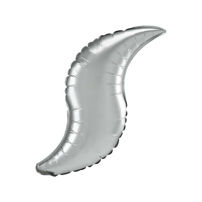 Ballon queue de sirène argent