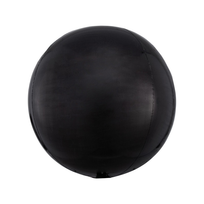 Ballon Miroir Noir Uni