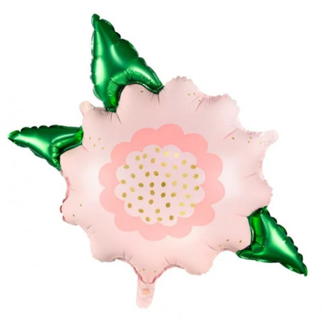 Ballon fleur rose XL pastel