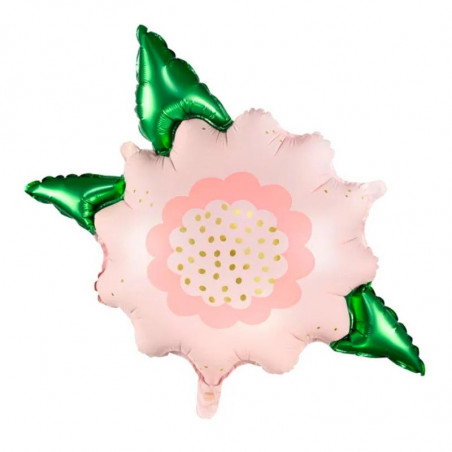 Ballon fleur rose XL pastel