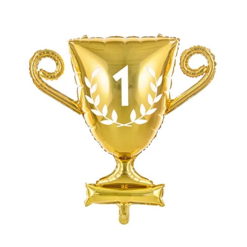 Ballon alu coupe / trophée doré