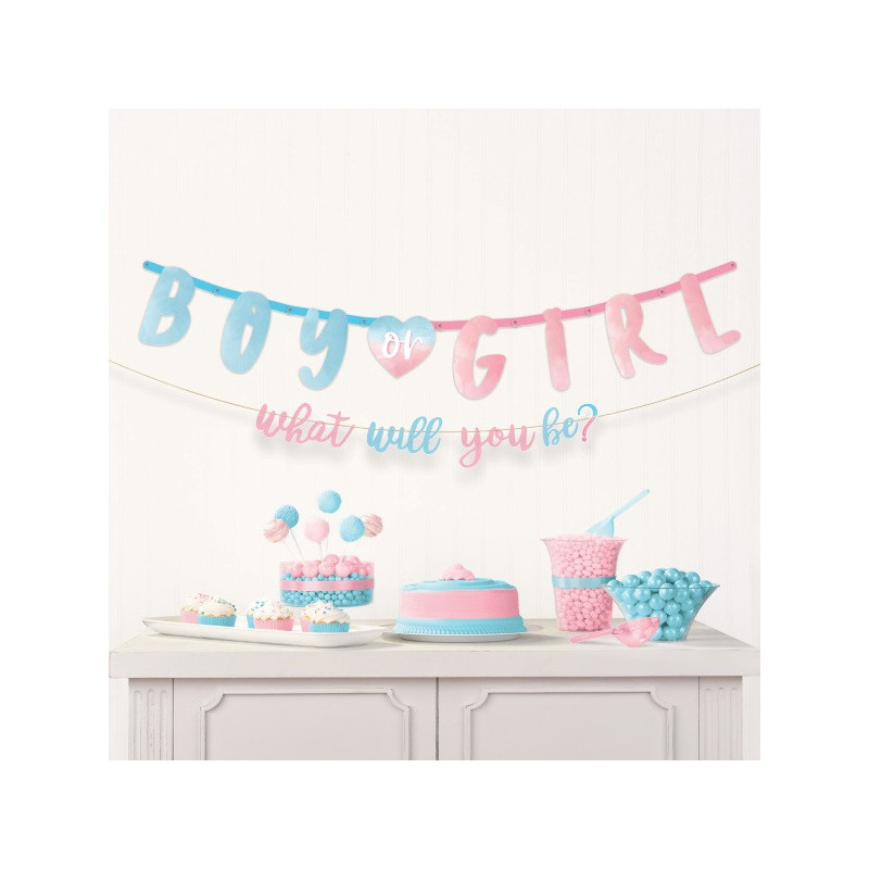 Kit Décoration Gender Reveal Party