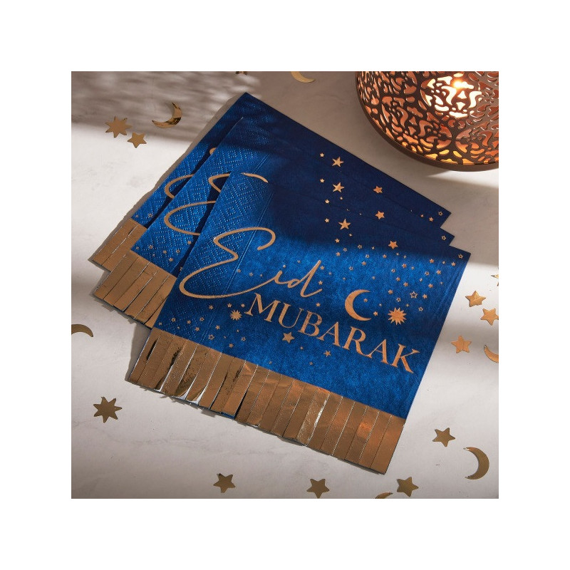 Serviettes à franges - EID MUBARAK