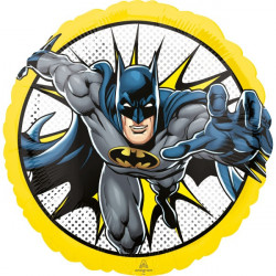 Kit arche de ballons noir jaune argent batman super héros