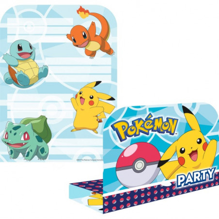 Invitations Pokemon Anniversaire