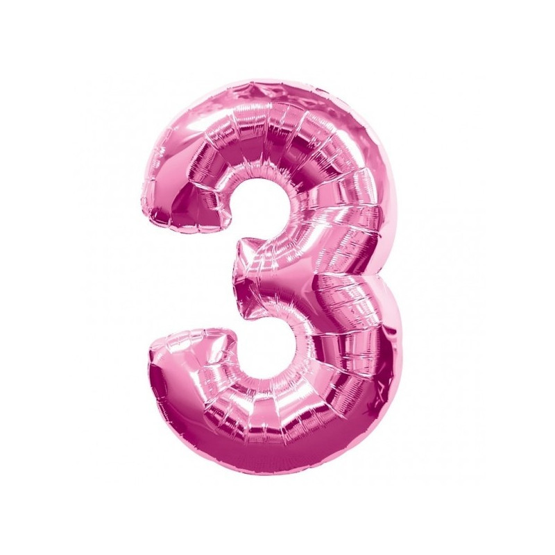 Ballon Geant Chiffre 3 Rose Pour Feter Un Anniversaire Ballon Geant Chiffre 3 Rose Pour Feter Un Anniversaire