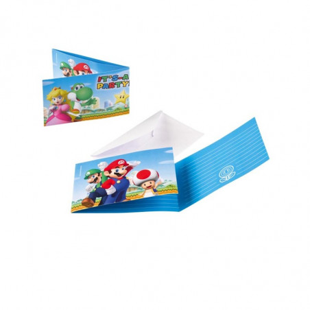 Invitations Super Mario