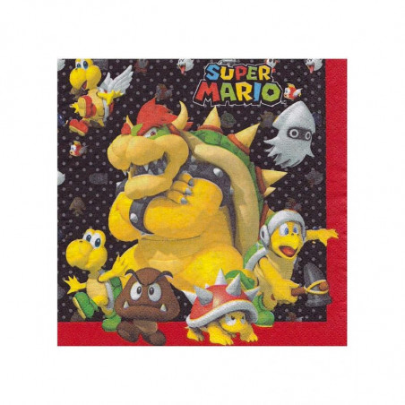 Serviettes Super Mario