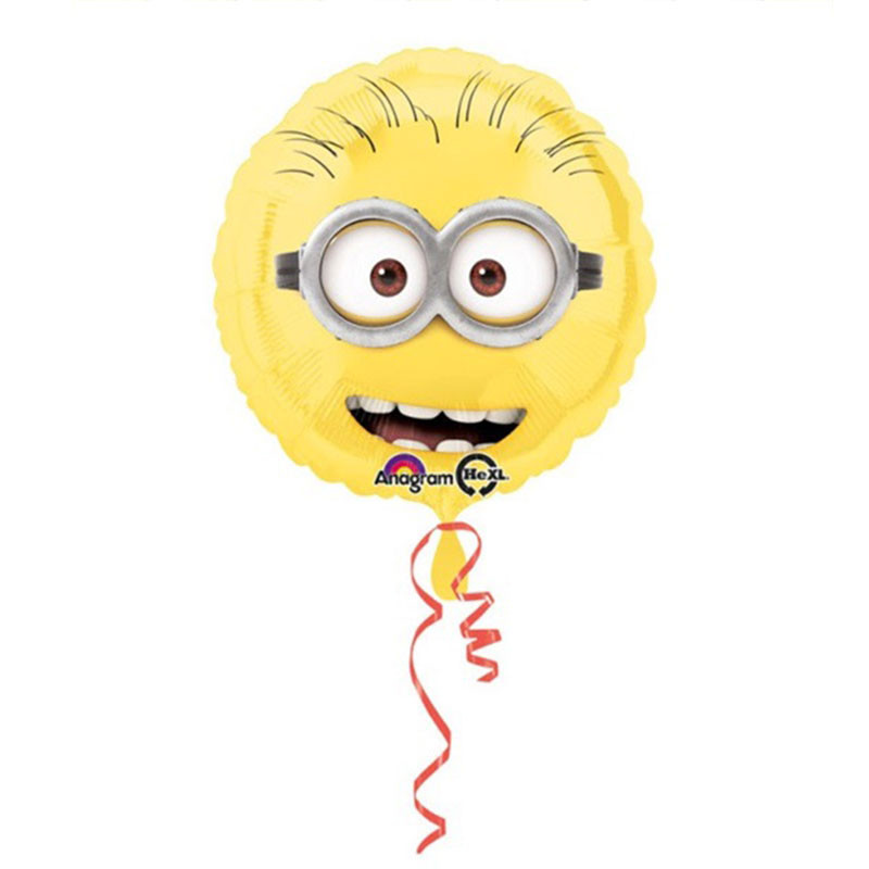 ballon minion en alu rond