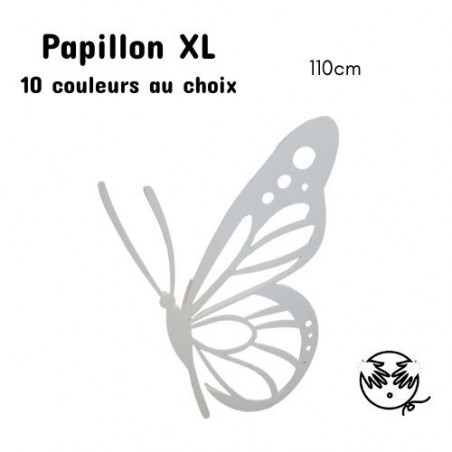 Grand papillon figurine décor événementiel - 110cm de hauteur