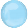 ballon miroir bleu clair