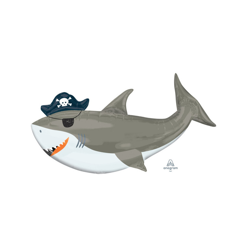 ballon requin pirate