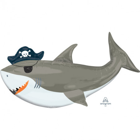 ballon requin pirate