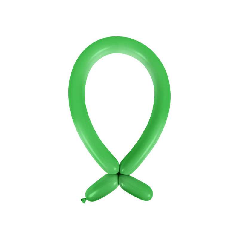 100 ballons à sculpter - premium - vert