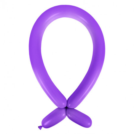 100 ballons à sculpter - premium - violet