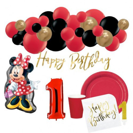 Box anniversaire Minnie Rouge