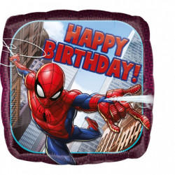 Ballon Carré Spiderman Anniversaire décoration anniversaire