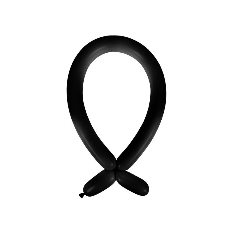 100 Ballons à Sculpter Noir- premium