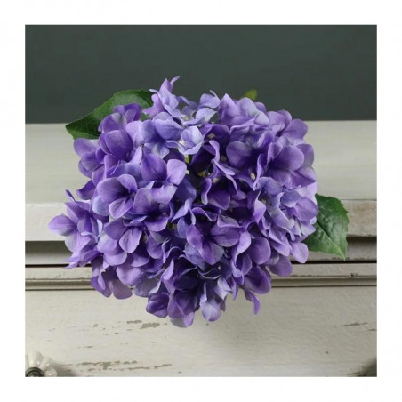 Hortensia Parme Fleurs Artificielles Haut de gamme