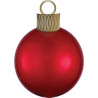Ballon Boule de Noël Rouge XL Miroir 50cm - Décoration