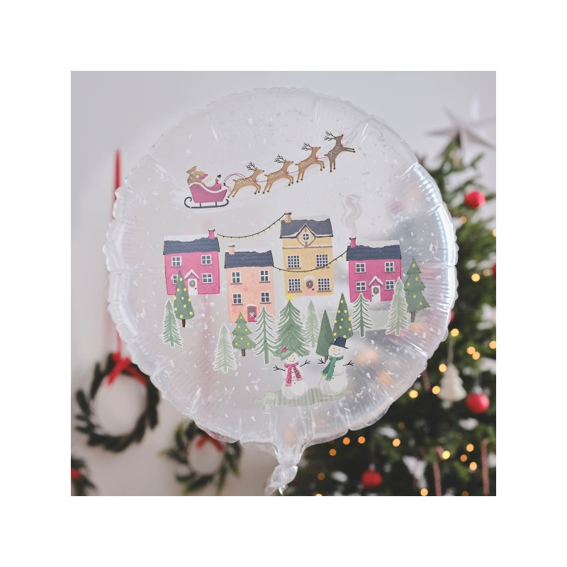 Grand Ballon XL Village de Noël décoration
