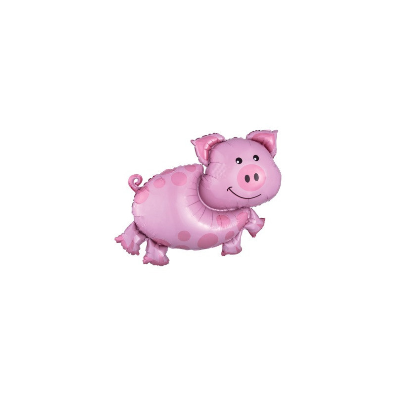 Ballon en forme de Cochon animaux de la ferme à gonfler hélium
