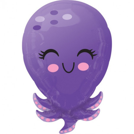 Ballon Pieuvre Octopus Violette