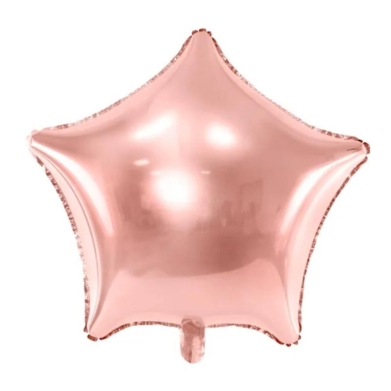Ballon Etoile Rose Gold en alu 45cm