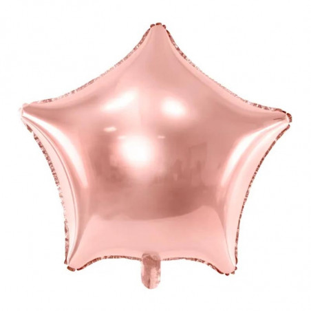 Ballon Etoile Rose Gold en alu 45cm