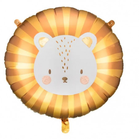 Ballon XL Rond Lion Roi de la Jungle