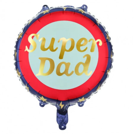 Ballon Rond Super Dad - Fête des pères