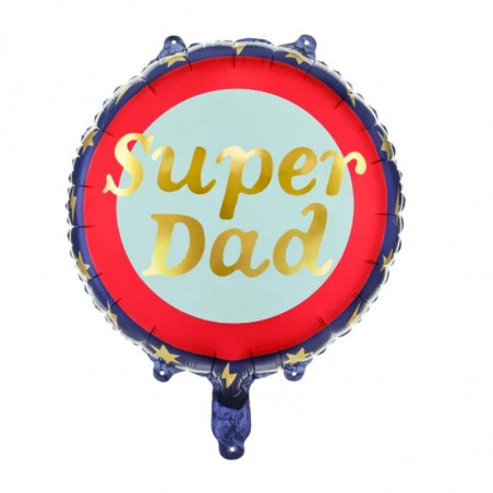 Ballon Rond Super Dad - Fête des pères