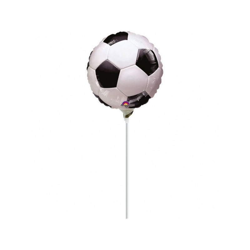 Mini Ballon alu ballon de foot à gonfler à l'air sur tige