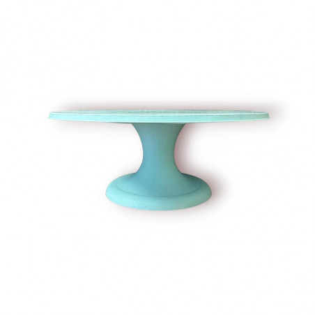 Stand à Gâteau rond 30cm bleu pastel