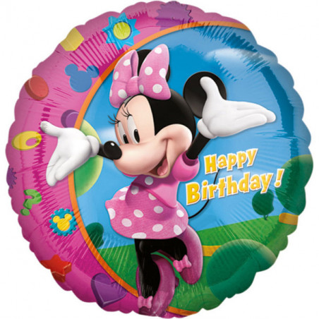 Ballon Minnie Anniversaire