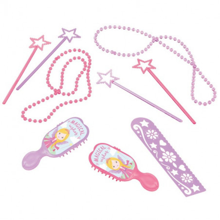 24 Jouets Goodies Princesse Rose Parme