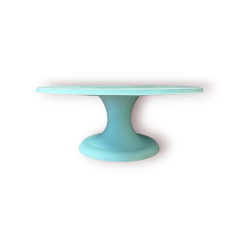 Stand à Gâteau rond 30cm bleu pastel